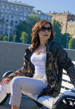 Куртка "Китайский гротеск", по мотивам шпалеры фламандского мастера Judocus de Vos