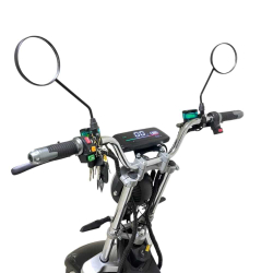 Электроскутер IKINGI X12 Pro TRIKE, трицикл, 3000 Вт, чёрный, 60В, 20Ач