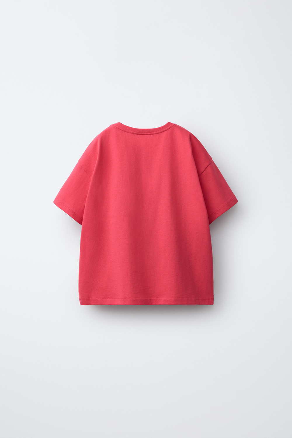 ZARA ФУТБОЛКА С ФРУКТАМИ, ЦВЕТ ФУКСИИ