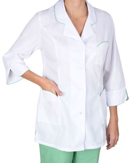 Костюм женский "Сириус-Жасмин" (белый/салатовый)