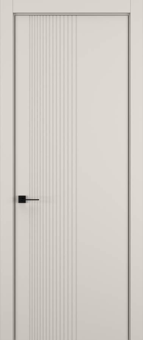 Дверь 7 VERTICAL Матовый Серый песок
