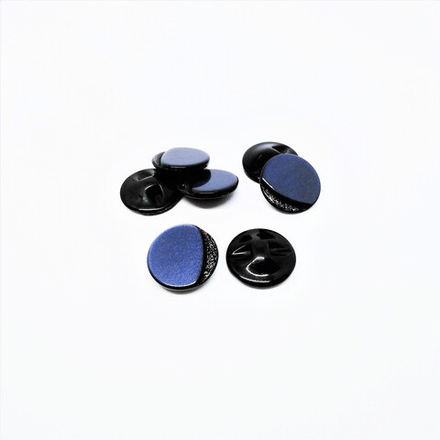 Пуговицы №1009, полуножка, 18мм, цв.синий (CB 3638)