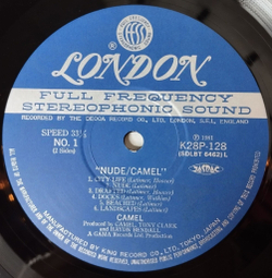 Винтажная виниловая пластинка LP Camel Nude (Japan 1981) (Obi Copy)