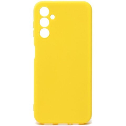 Накладка Samsung A14 4G/5G силикон матовый желтый Soft Case Zibelino
