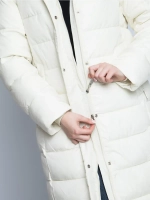 Куртка зимняя удлиненная с капюшоном