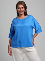 Блузка Летний драйв-2 Виотекс ГОЛУБОЙ