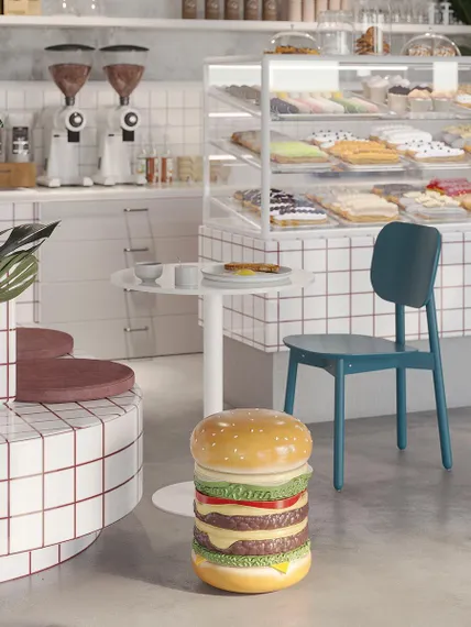 Стул Saga, сине-зеленый