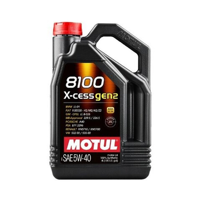 Моторное масло Motul 8100 X-cess 5W-40 4 л