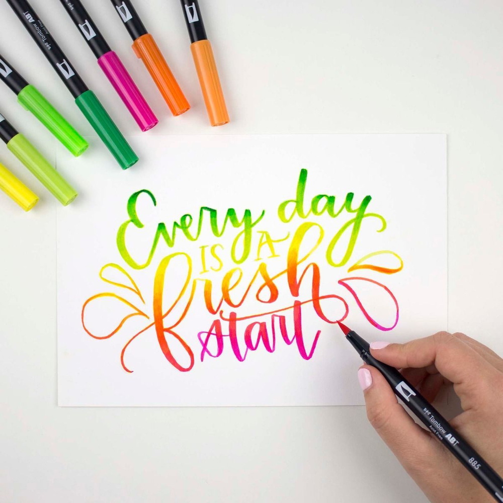 Набор Tombow AB-T Dual Brush 10 Citrus Palette