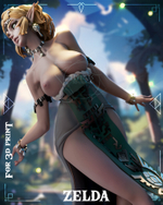 Принцесса Зельда Легенда о зельде Фигурка Princess Zelda The Legend of Zelda Tears Of The Kingdom