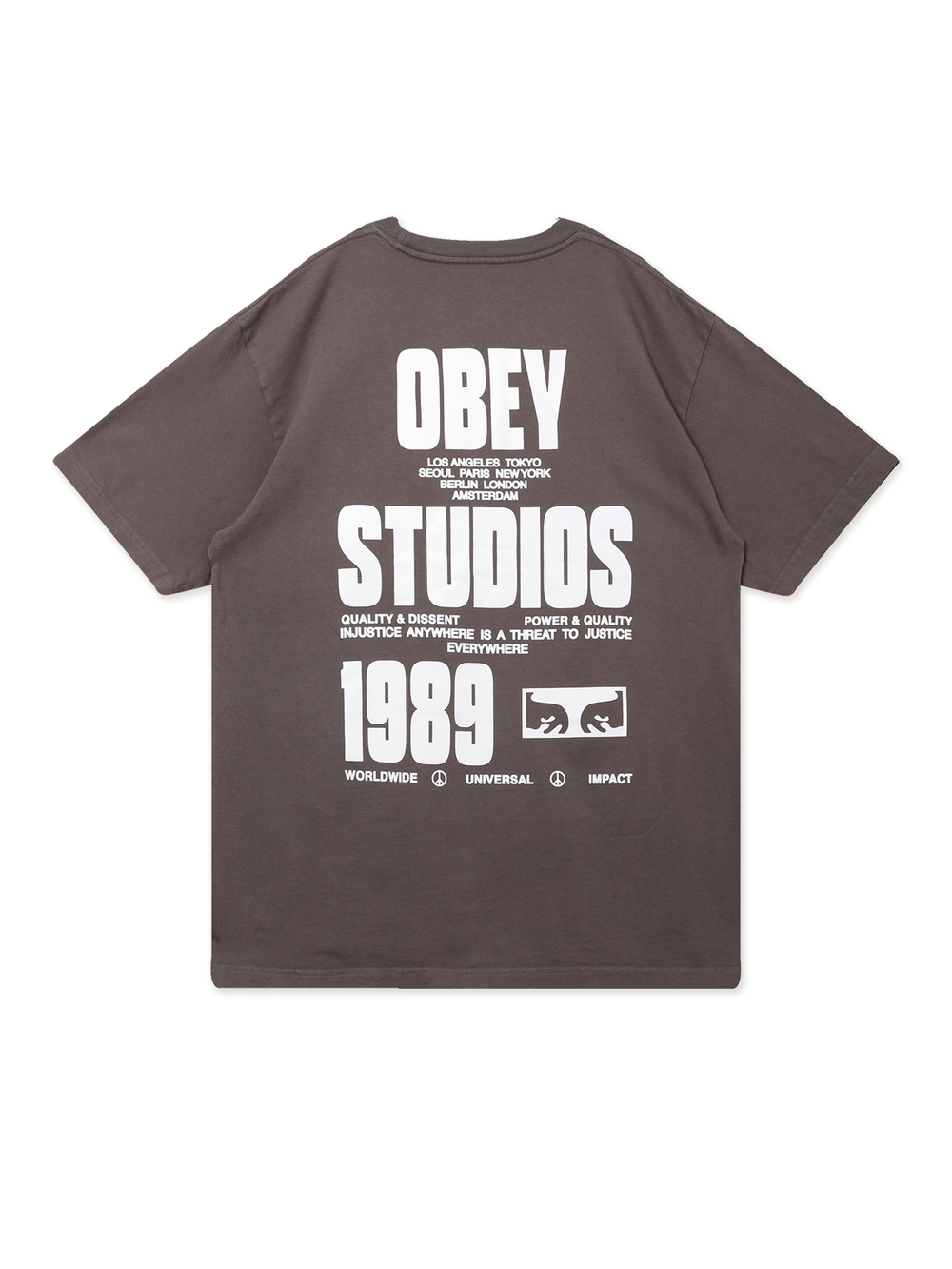 Мужская Футболка Obey Stamped