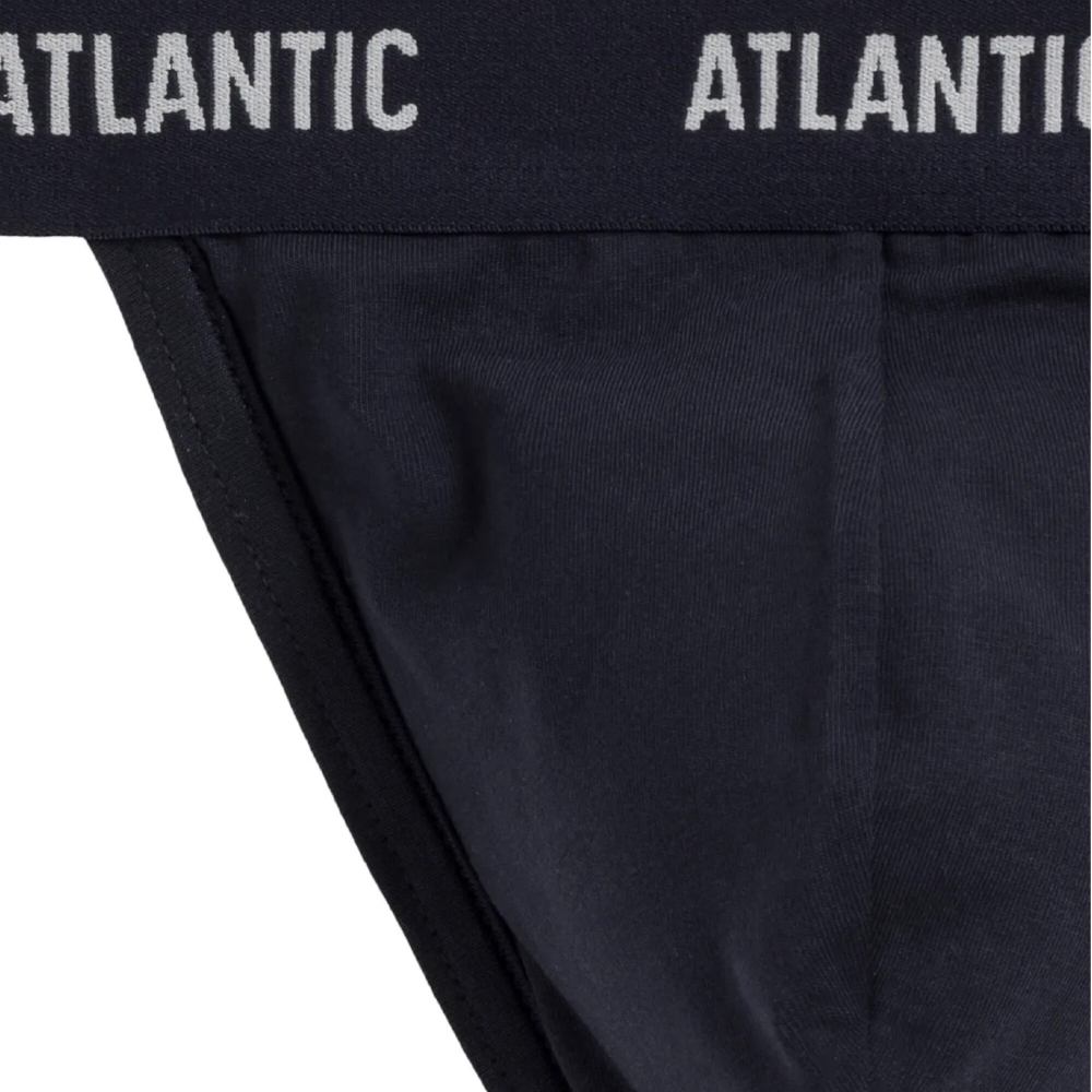 Мужские трусы стринги темно-синие ATLANTIC String Comfort MP-1572
