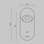 Настенный светильник (бра) Maytoni MOD434WL-L5B3K