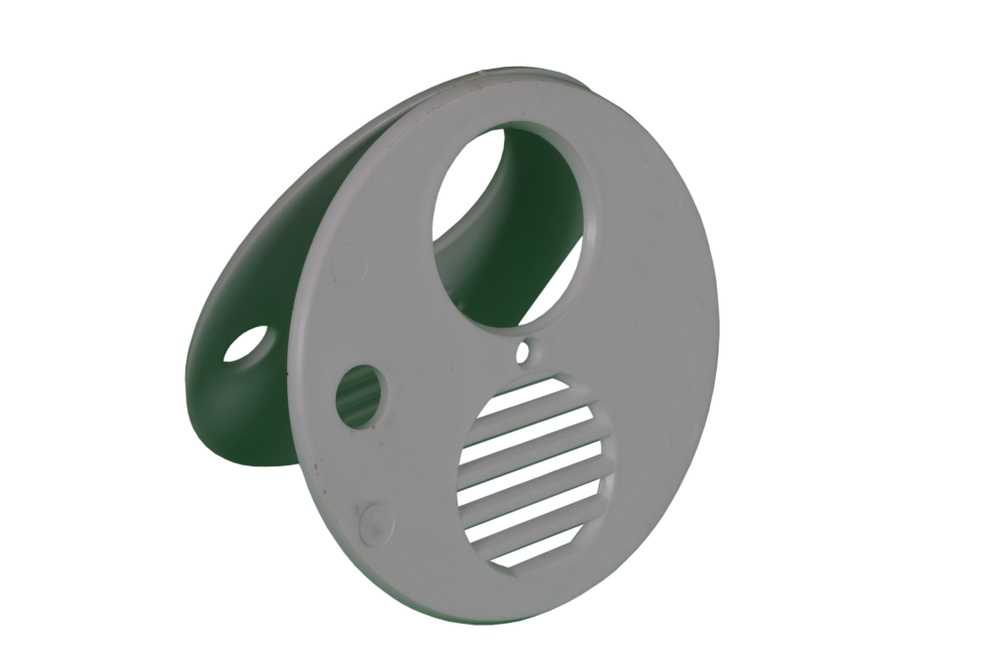 Летковый заградитель D 80 на верхний круглый леток (Цветной пластик)