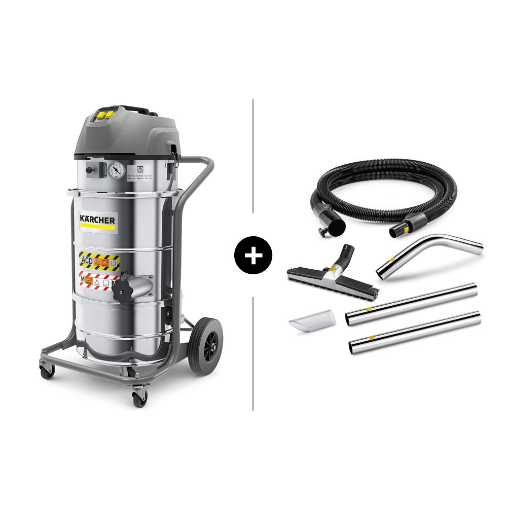 Комплект: IVM 40/24-5 M ACD + улучшенный комплект аксессуаров для сухой уборки DN40