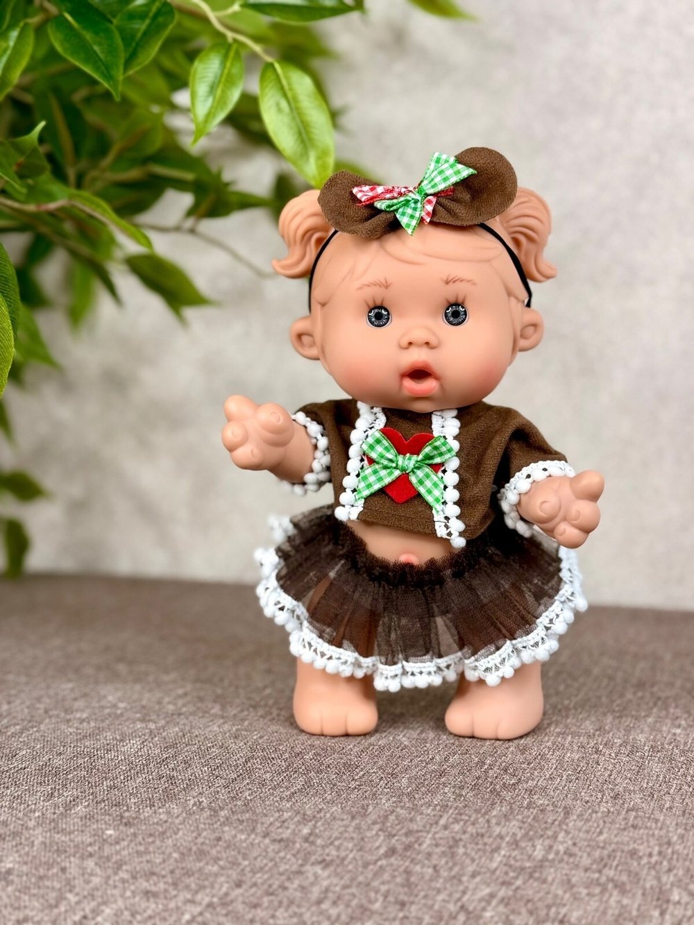 Пупс Marina and Pau 26 cм Nenote Christmas (2944)