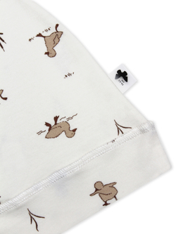 Шапочка Узелок Утята Экрю RinaAmari