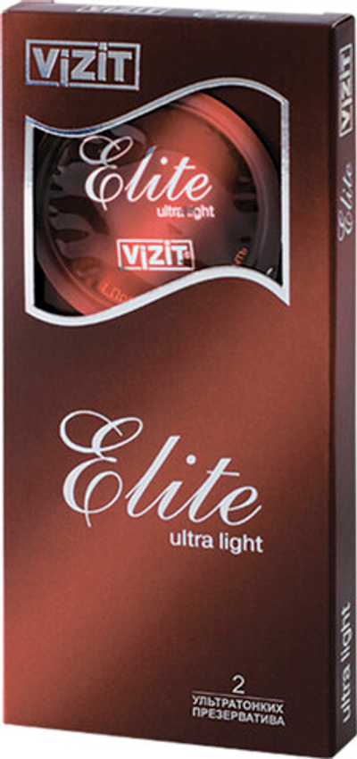 Презервативы VIZIT Elite Ultra light Ультратонкие (2 шт)