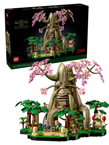 Конструктор Лего Легенда о Зельде Великий Дерево Деку 77092 | LEGO The Legend of Zelda Great Deku Tree 2500 деталей 18+