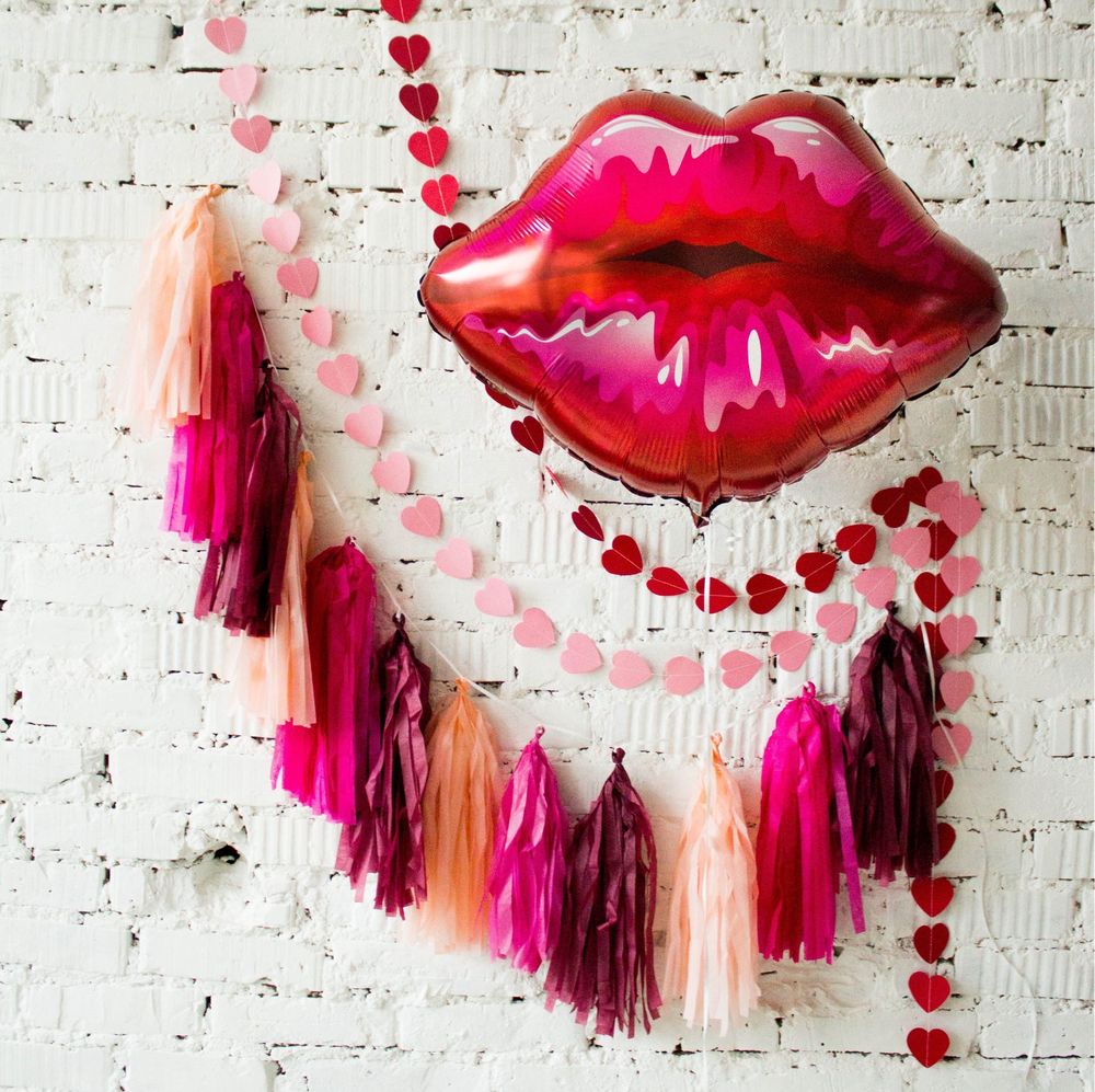 Шар (30"/76 см) Фигура, Губы