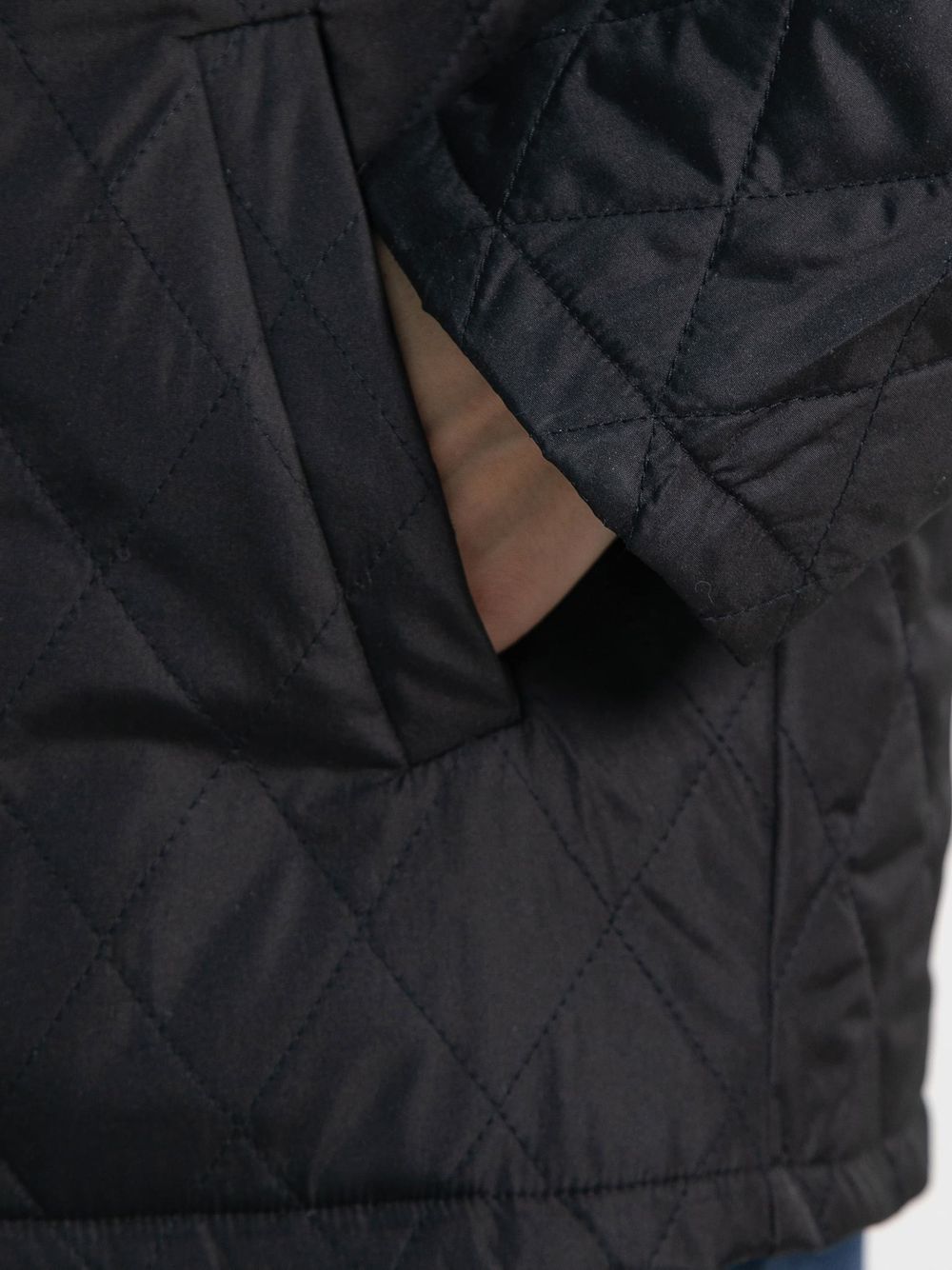 Куртка демисезонная стеганая (черная матовая) Б15194-25М LT Collection