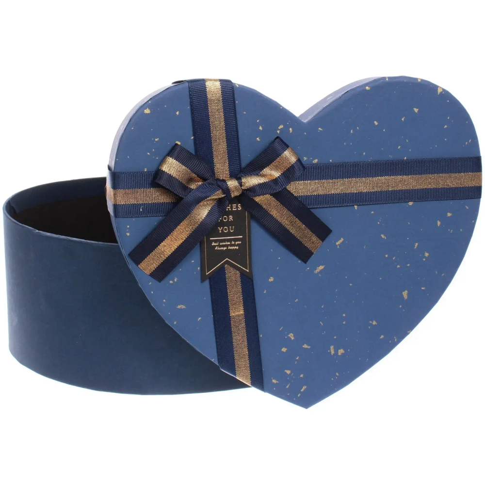 Коробка подарочная «Приятный сюрприз» 23*20*10 см, синий