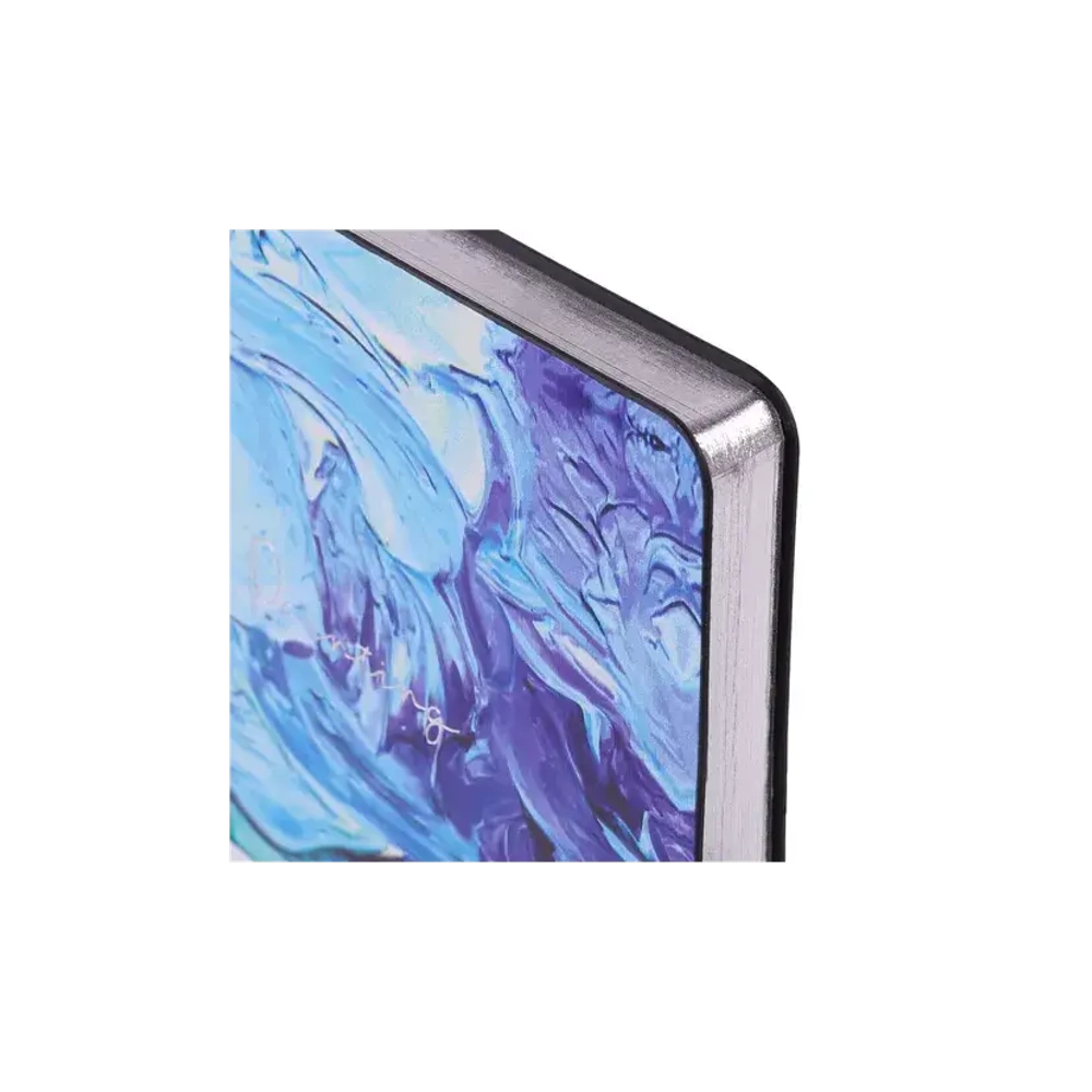 Ежедневник А-5 BRAUBERG недатированный VISTA, под кожу, гибкий, 136 л., Blur 112031