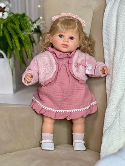 Кукла Berbesa мягконабивная 52см Carla (7221S)