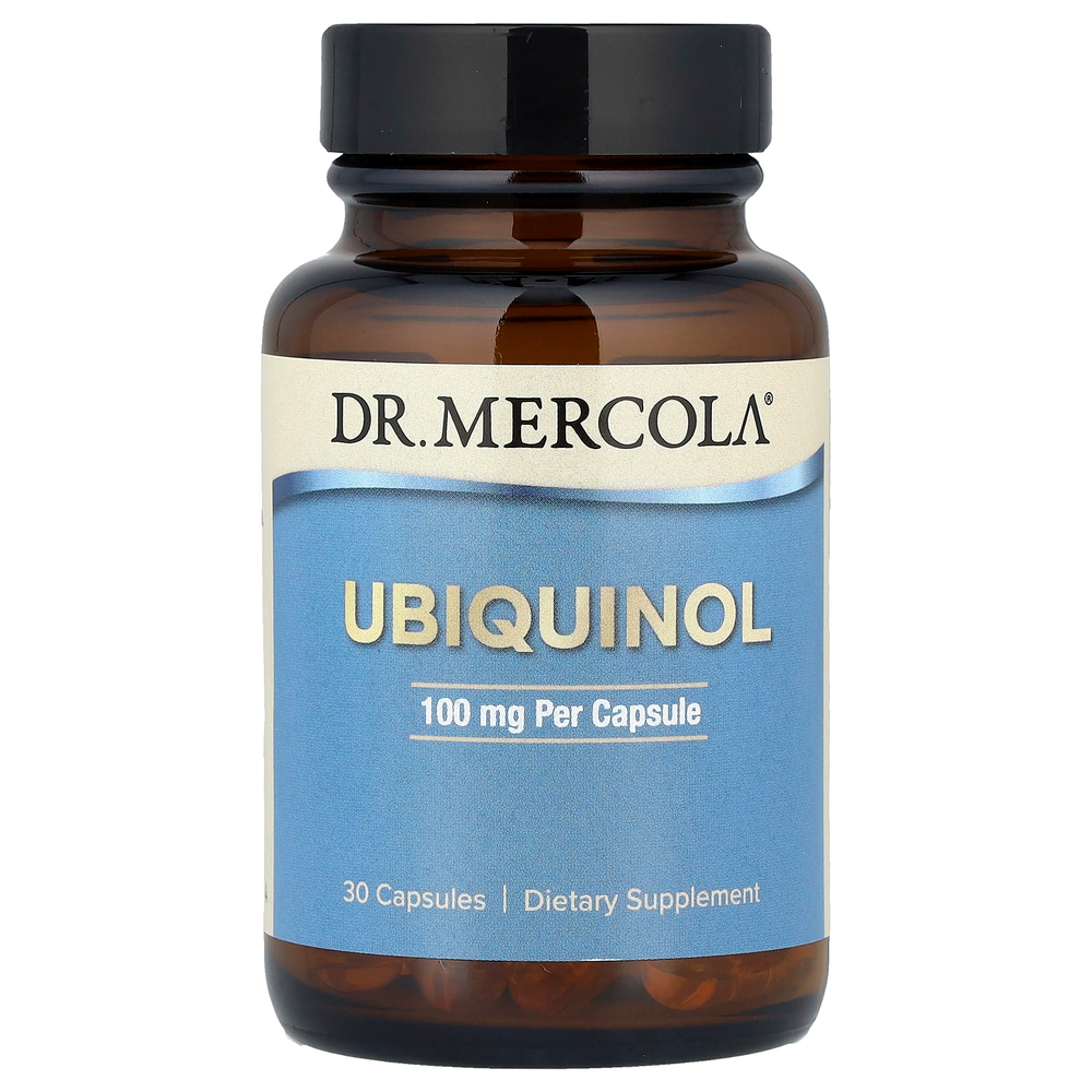 Dr. Mercola, убихинол, 100 мг, 30 капсул