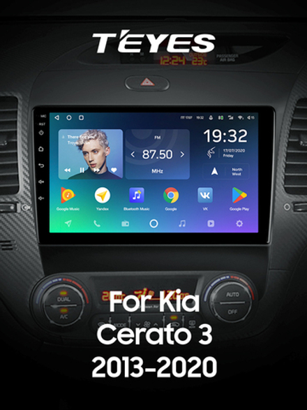 Teyes SPRO Plus 9"для KIA Cerato 3 2013-2020 (прав)