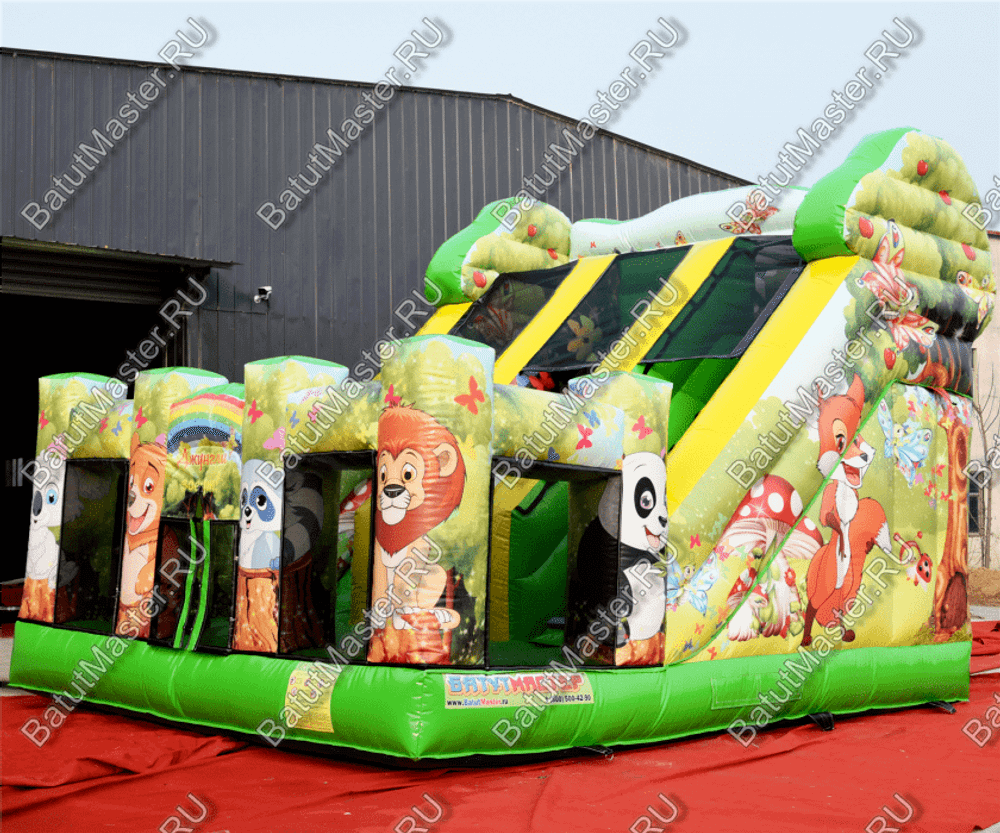 Коммерческий надувной батут "Сафари"
