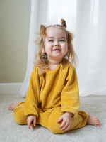 Велюровый комплект Mjölk Mustard