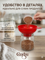 Воронка пластиковая для варенья 14,5*6,5см