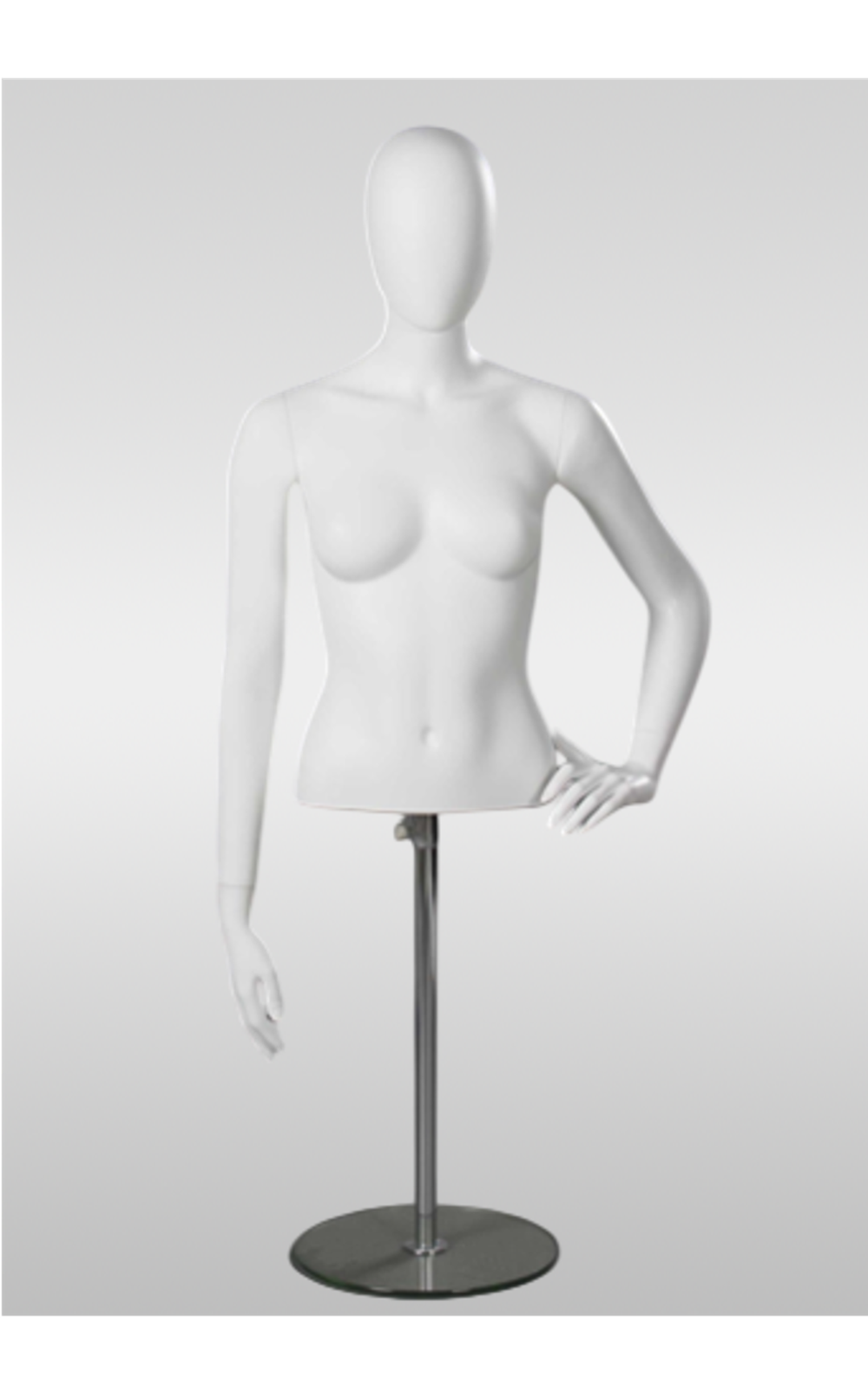 Торс женский укороченный Тина 4\Белый матовый