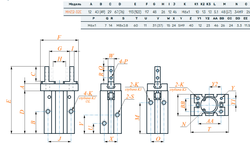 Пневмозахват параллельный MHZ2-32D