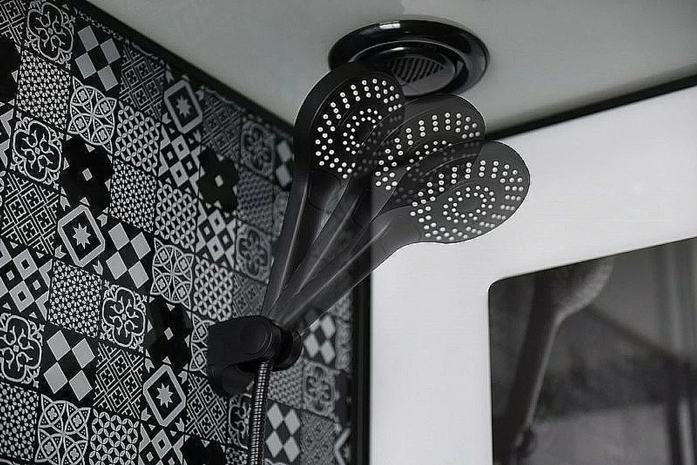 Душевая кабина Esbano Elegancia ESB-90CKR 90x90 стекло прозрачное/профиль черный