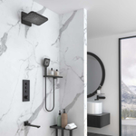 Душевой комплект Vincea VSFW-433TI4RMB встраиваемый, термостатический, трехрежимный, черный