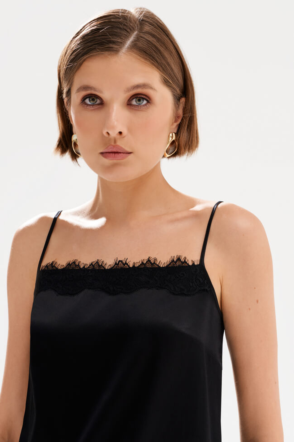 23516 Блузка женская (черный)