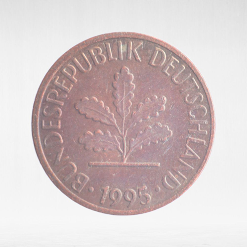Germany, 1 Pfennig, 1995, (Stuttgart Mint - "F"), VF