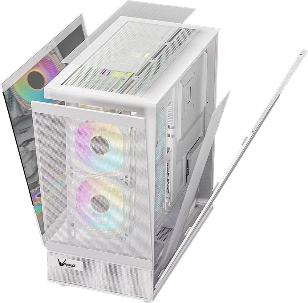 Корпус ATX Formula V CRYSTAL Z8 COS  W