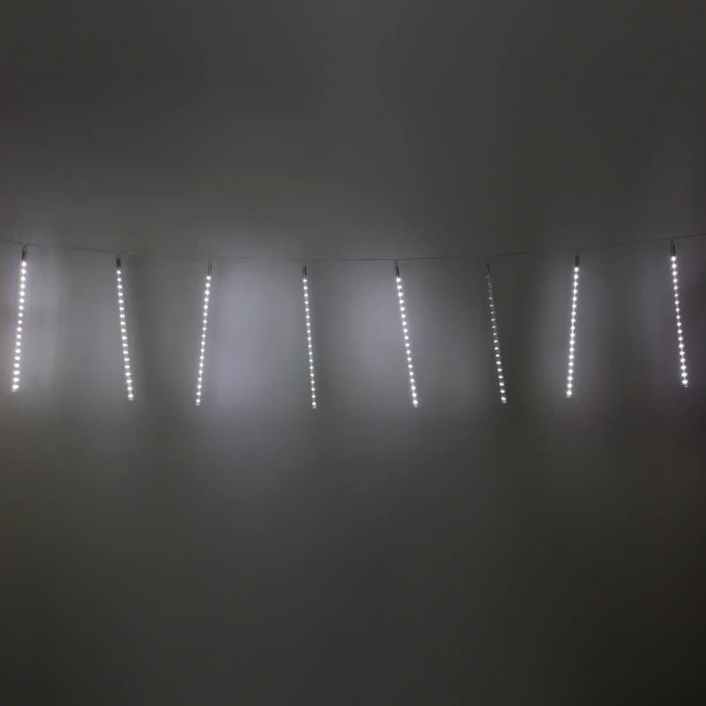 Гирлянда для улицы «Тающая сосулька» 3,0 м*50 см 288 лампы LED, IP-54, Белый (8 трубок)