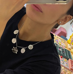 MANIOVICH Necklace with Silver Coins