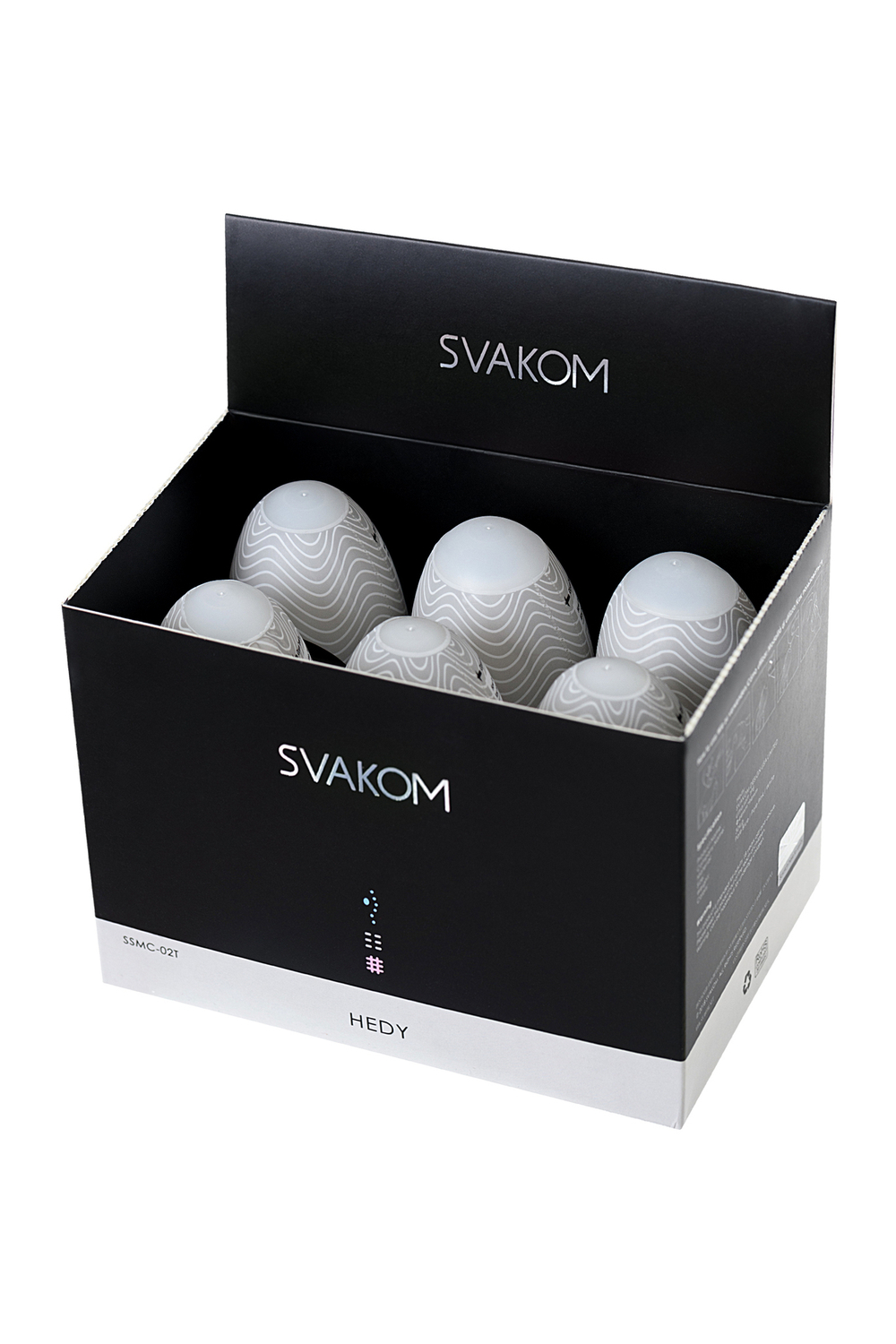 Мастурбатор нереалистичный Svakom Hedy белый 14 см