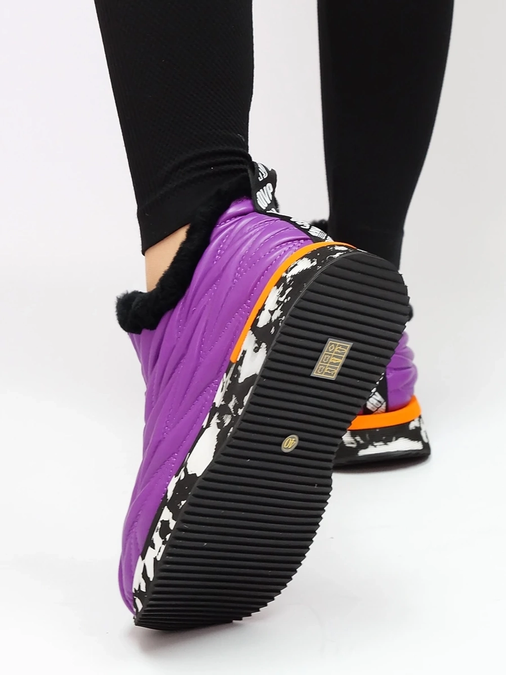 Кроссовки женские зимние натуральные