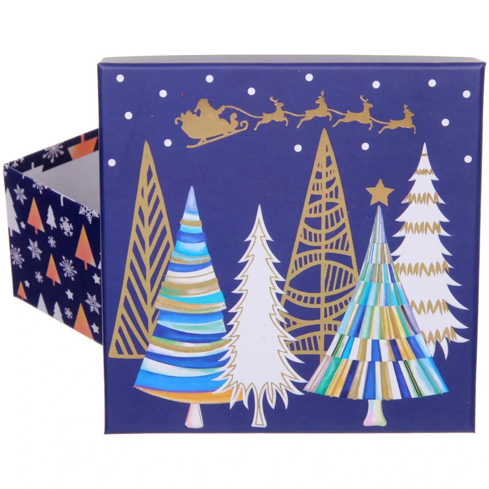 Коробка подарочная «Зимнее очарование» 18*18*8,5 см