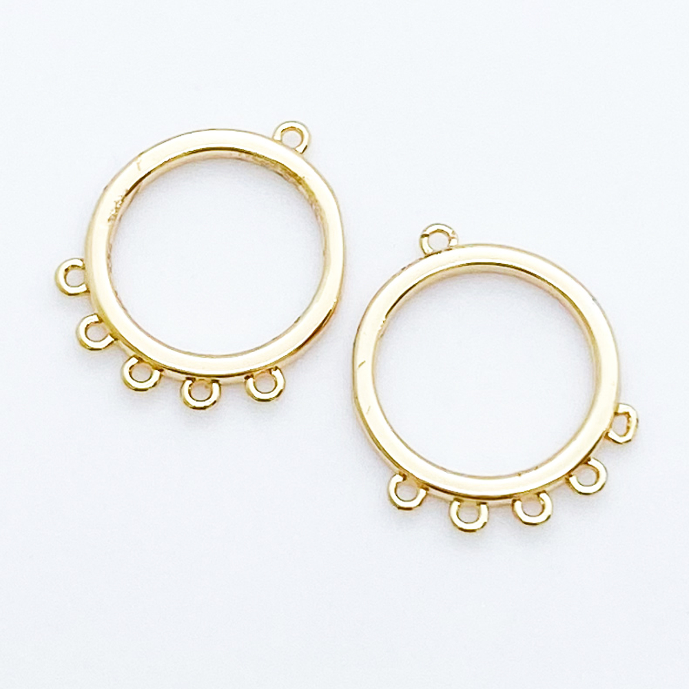 Коннектор, позолота, размер 18*13 мм, цена за 1 шт