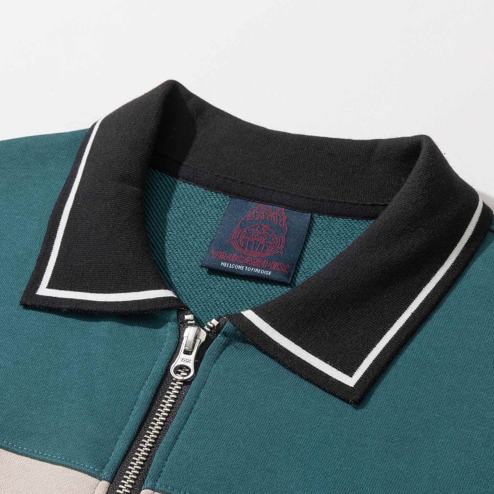 Толстовка YMKASHIX Four Stripes Зеленый/Песочный/Красный/Черный