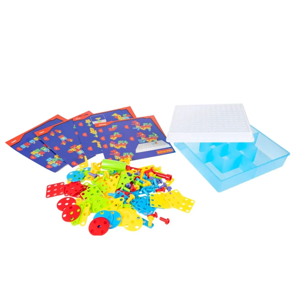 Конструктор-мозаика Папины дети 129 дет арт ВВ2092 (Bondibon)