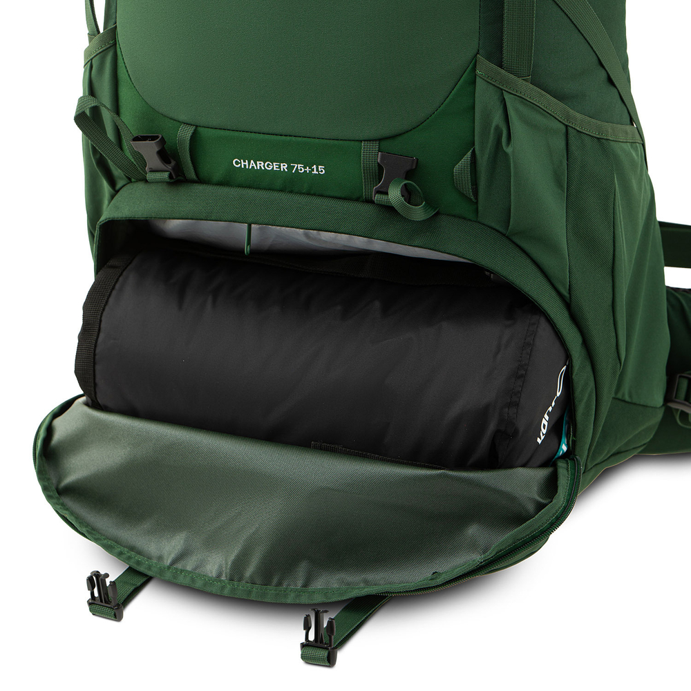 Рюкзак Kanrock Charger 75+15, артикул BP.0005.U.75_5700, цвет Pine Green