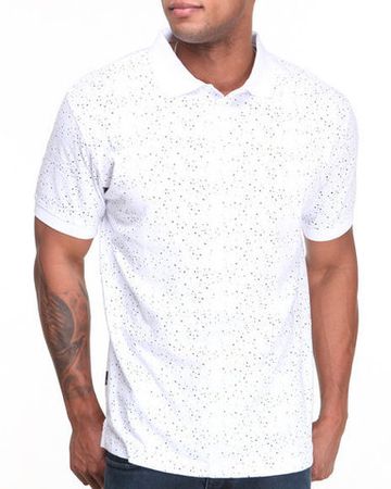 Поло Sneaktip Speckle белое